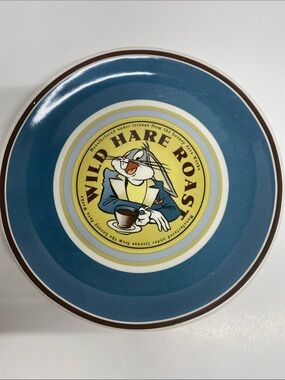 WARNER BROS. VINTAGE LOONEY JAVA WORKS CERAMIC PLATE.